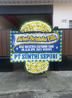 Papan Bunga Duka di Koto Tuo